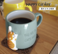 Decole Yellow/Blue Kitty Mug(Gift Box)