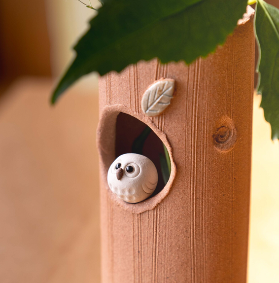 Shigaraki M Owl Flower Vase(Gift Box)