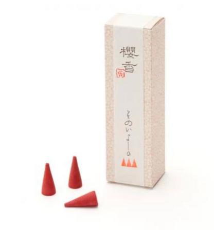 Kousaido Kyoto Sakura Corn Incense 15pcs(Gift Box)