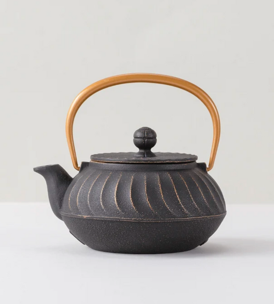 Iwachu Iron Teapot 650ml Black Gold(Gift Box)