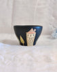 Artist 伊藤美穗 13cm Black Donburi Bowl
