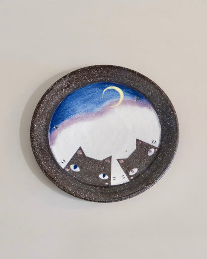 Artist 奥田 茜 15cm Kitty S Plate