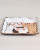 Hasami ware Cutie Kitty 17.8cm Square Plate (Gift Box)