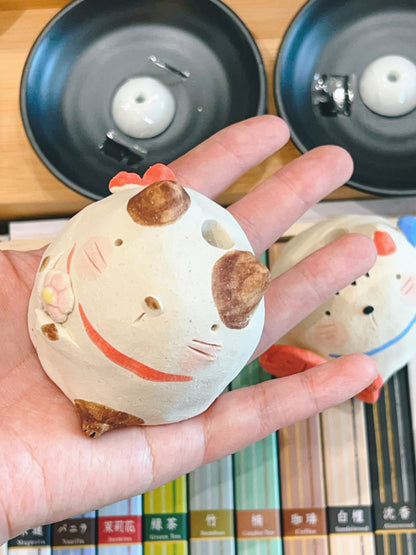 Seto ware Incense Burner(Gift Box)