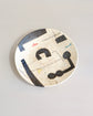 Artist 石丸和美 21cm Black Round Plate