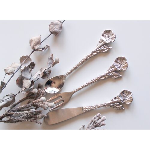 Japan Poppy Flower Spoon/Fork