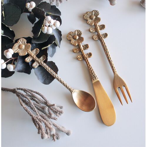 Japan Veronica Flower Spoon/Fork