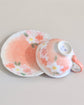 Seto ware FUKA Flower Coffee cup Set(Gift Box)