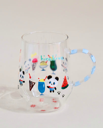 Artist Hina Hiyo Club 365ml Heat Resistant Glass Mug (Gift Box)