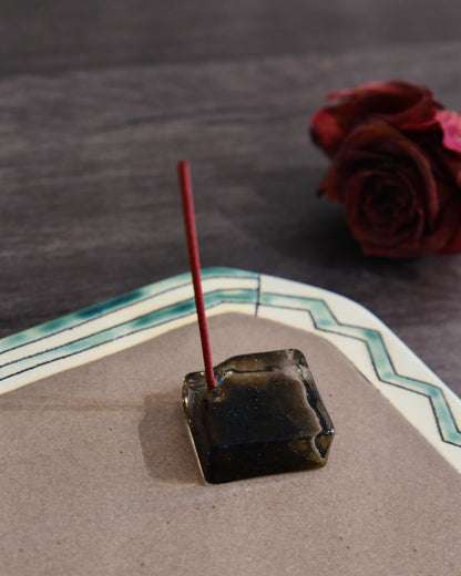 Kousaido Glass Incense Holder(Gift Box)