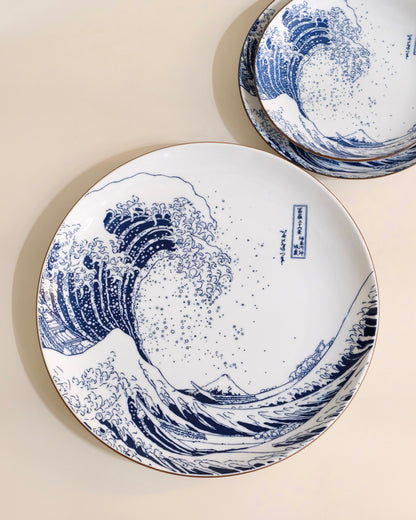 Japan L/M/S Round Plate - Kanagawa