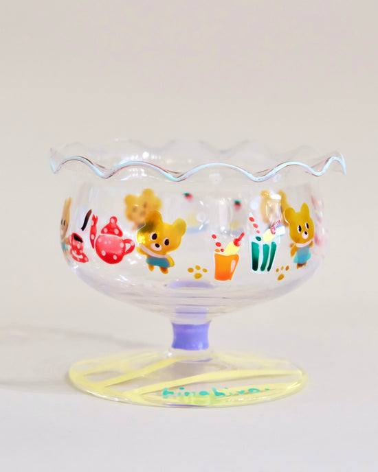 Artist Hina Hiyo Club H8cm Yellow/Green Dessert Cup (Gift Box)