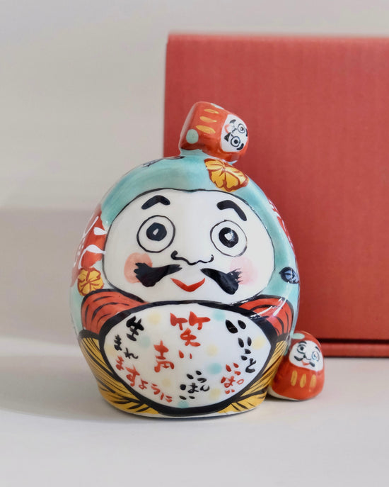 Yudachi Daruma Ornament H10cm
