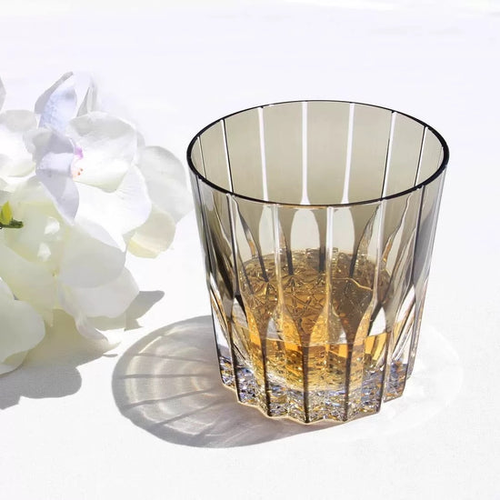 江户切子 Kagami 星芒 Whiskey Glass