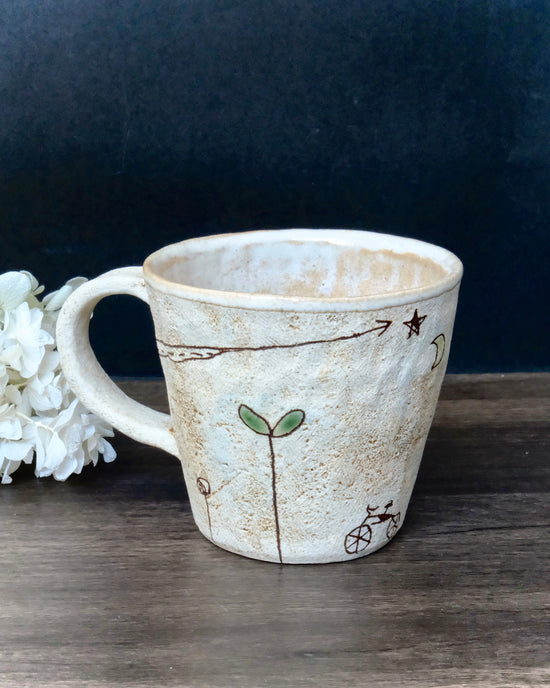 Artist 铃木明美 Red Car 360ml Mug