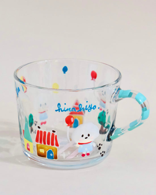 Artist Hina Hiyo Club 300ml White Puppy Mug