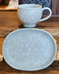 Artist 谷囗なづみ Flower Coffee Cup w Saucer Set