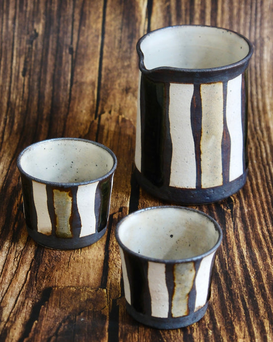 Artist 坪内孝典 Stripe Sake Set