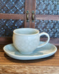 Artist 谷囗なづみ Flower Coffee Cup w Saucer Set