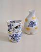 Yudachi Gama Blue Kitty Sake bottle w cups（Gift Box）