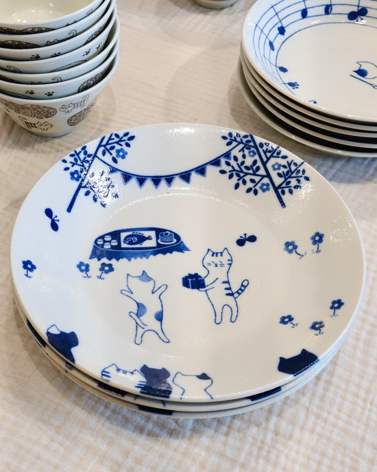 Kanesada Seito Cat 24.2cm L Plate