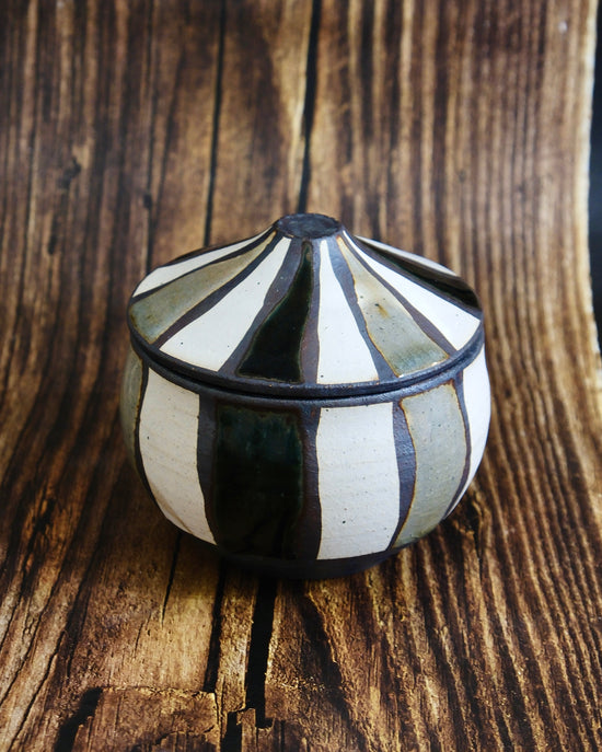 Artist 坪内孝典 475ml Stripe Bowl With Lid