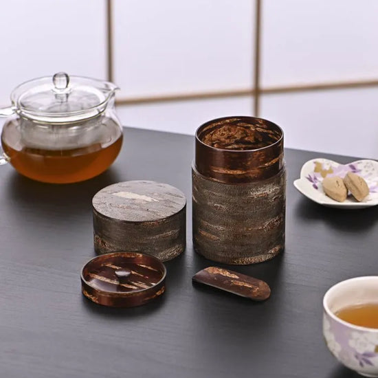 Yatsuyanagi Sakura&Hiba Tea Container(Gift Box)