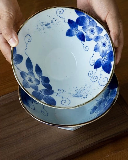 Arita Ware Hand Drawn Ramen Bowl (Gift Box)