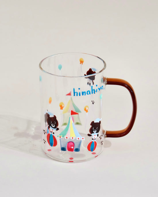 Artist Hina Hiyo Club 310ml Heat Resistant Glass Mug (Gift Box)