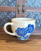 Artist 谷囗なづみ Blue and White Mug/Coffee Cup w Saucer Set
