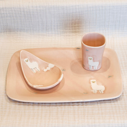 Artist 柴田礼美 28.5cm Rectangular L Plate