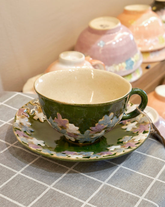 Seto ware Touji Gama Coffee Cup set(Gift Box)