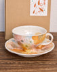 Yuzuriha Coffee cup set 平安京花(Gift box)
