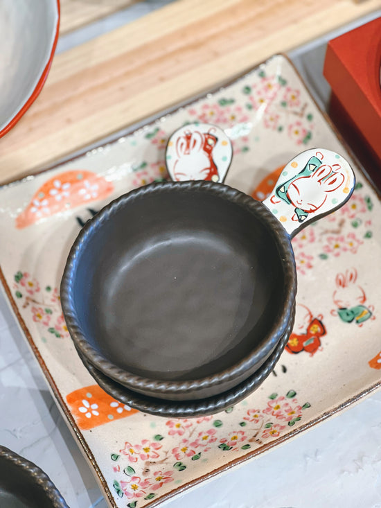 Yudachi 跳躍うさぎ Pair Bunny Pan（Gas top&oven safe)