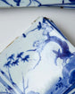 Arita Ware Hand Drawn Blue Rectangle Plate (Gift Box)
