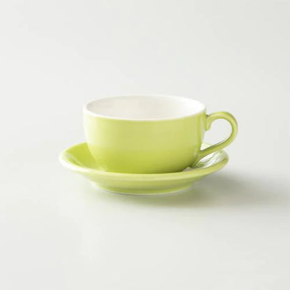 Japan Origami 8oz Latte Coffee Cup Saucer Set(Gift Box)