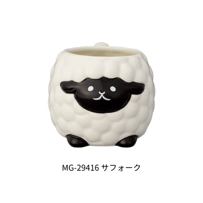 Japan Decole Sheep Mug/Spoon 270ml(Gift Box)