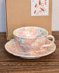 Yuzuriha Flower coffee cup set 色彩優花（Gift Box）