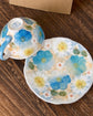 Yuzuriha NEW! coffee cup set 釉彩青花（Gift Box）