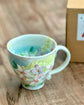 Yuzuriha Flower Mug 薄红花景色（Gift Box）
