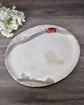 Artist 铃木明美 21cm Oval Plate