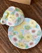 Yuzuriha Flower Coffee Cup set彩小花紋(Gift Box)