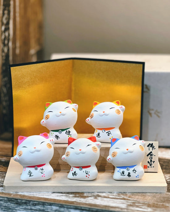 Japan Yakuho Fortune Kitty 5pcs Set(Gift Box)