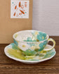 Yuzuriha Coffee cup set 青彩花 (Giftbox)