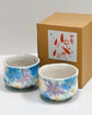 Yuzuriha Tea Cup 花友禅 平型（Gift Box）Single