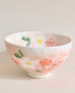 Seto ware FUKA Flower Rice Bowl