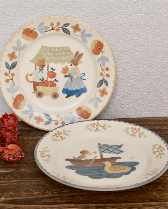 Artist 文鳥舎 21.5cm Round Plate