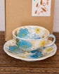 Yuzuriha NEW! coffee cup set 釉彩青花（Gift Box）