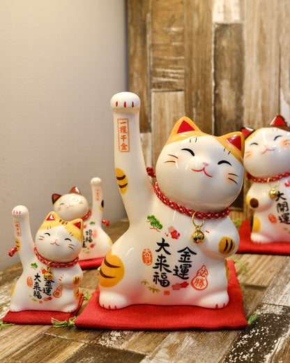 Japan Yakuho Fortune Cat M(16cm)/S(8cm)(Gift Box)