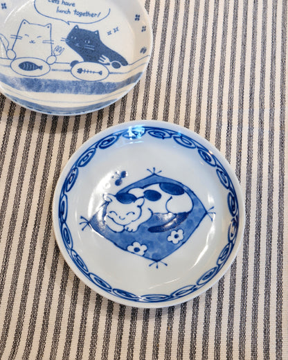 Kanesada Seito Cat 14.2cm S Plate